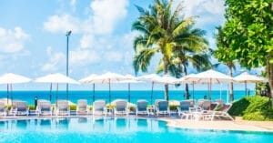 Accommodation Pool Overlooking Sea Views