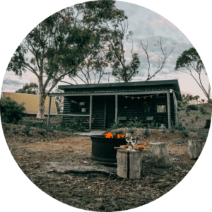 Firepit Outside Accommodation
