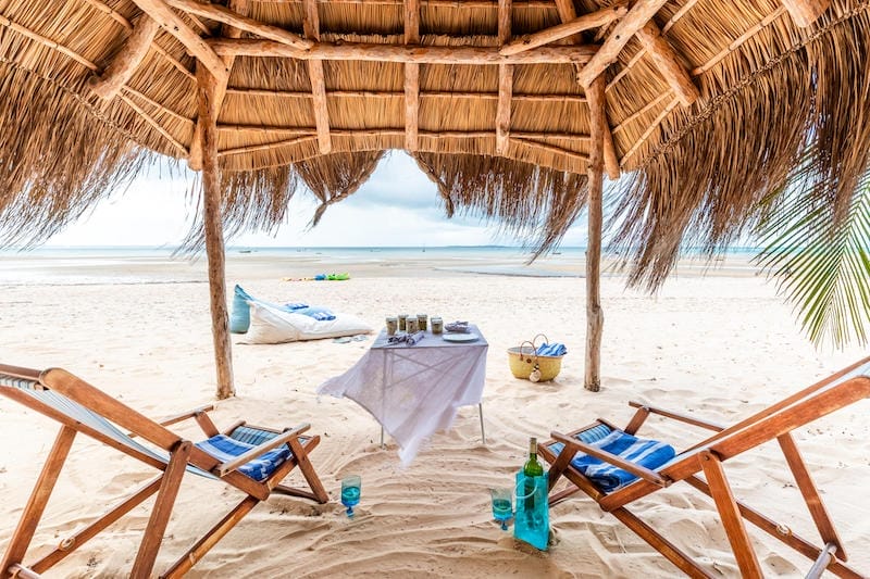 Mozambique Santorini beach