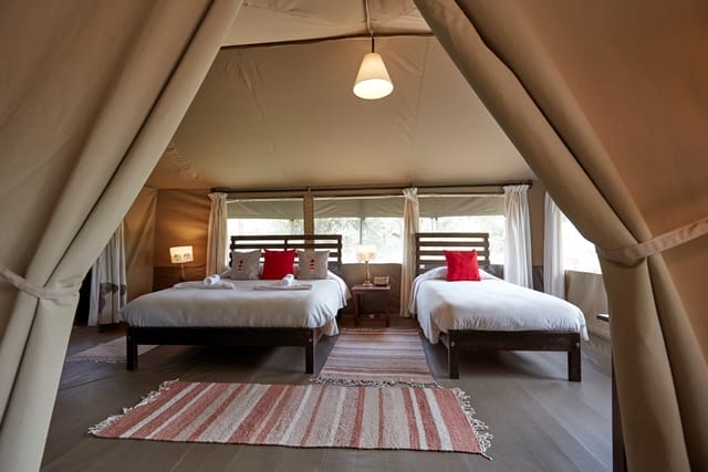 Porini Mara Camp - Family Tent Interior