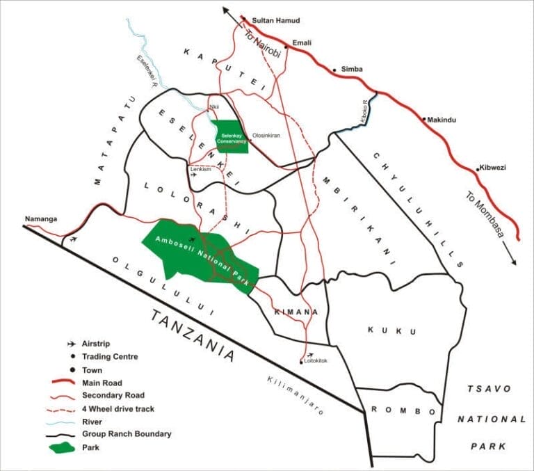 Map of Selenkay Conservancy