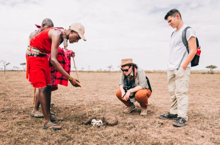 Walking in Ol Kinyei - photo credit Vlad Tchompolov