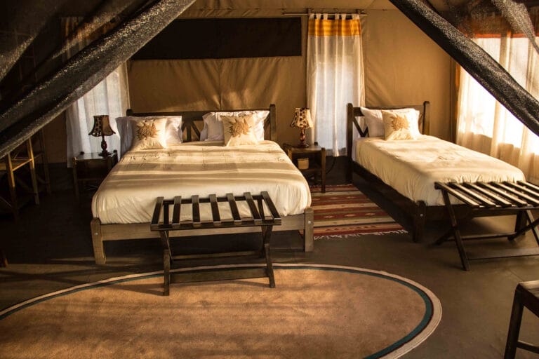 cheetah camp beds | Gamewatchers Safaris