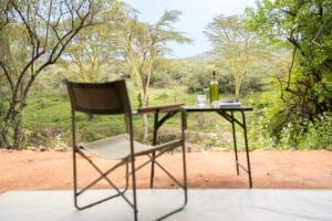 Giraffe Camp in Ripoi Conservancy