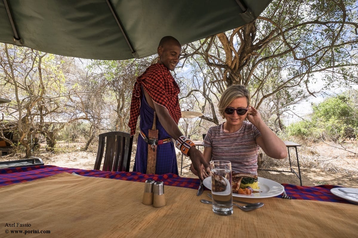 Porini Amboseli Camp - Alfresco Dining