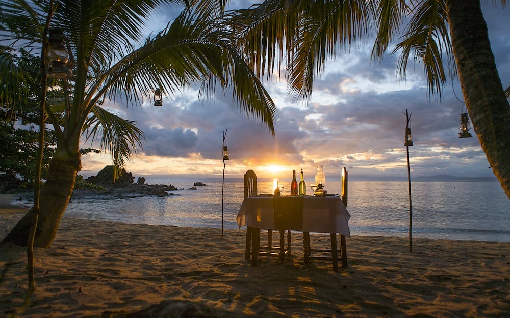 Dinner on the beach 1