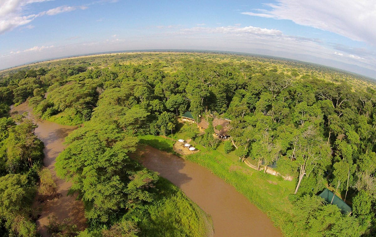 Ishasha-Wilderness-Camp-Ariel-View-scaled