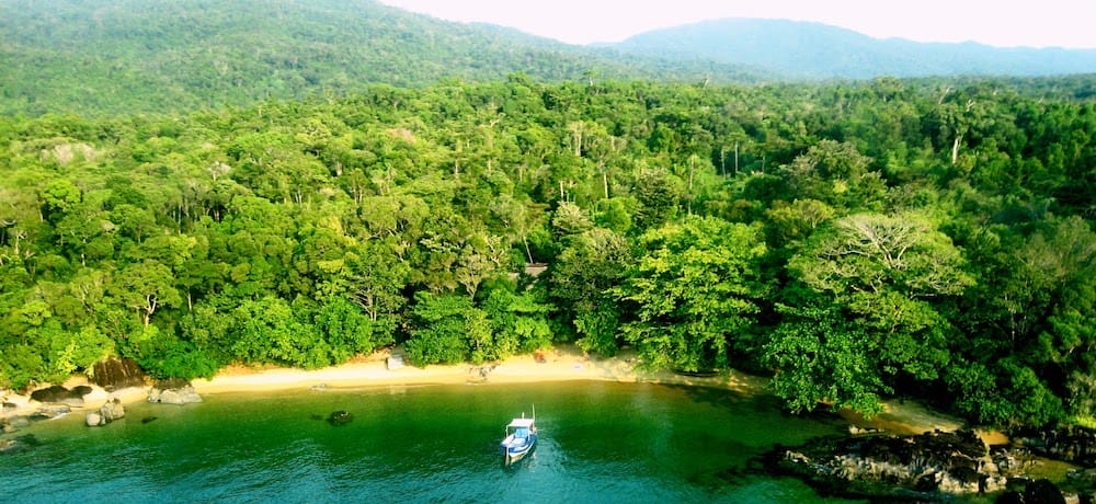 Lodge beach - Aerial