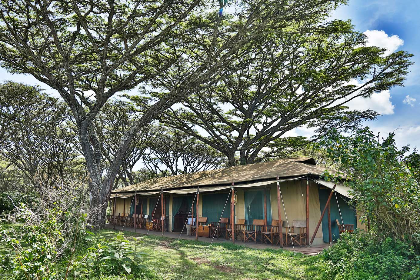 Guest tent at Lemala Ngorongoro Camp