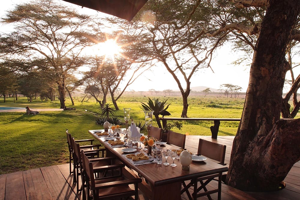 Preparations for an evening feast on the Sirikoi deck