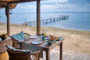 beachside dining