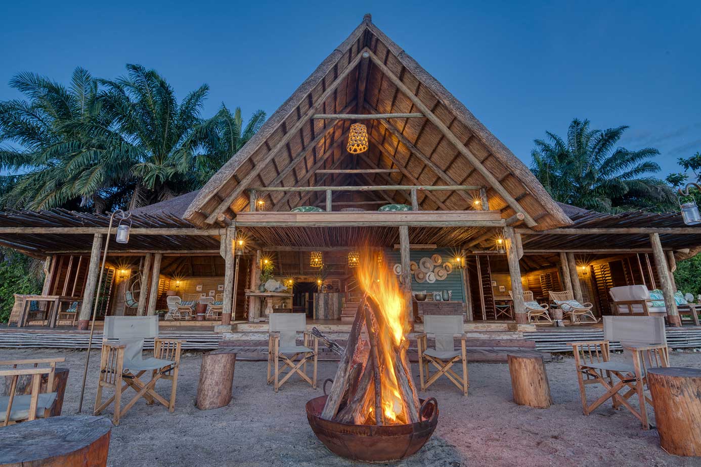 beachside firepit