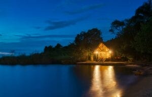 lodge with lake view