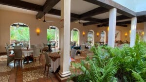 restaurant area