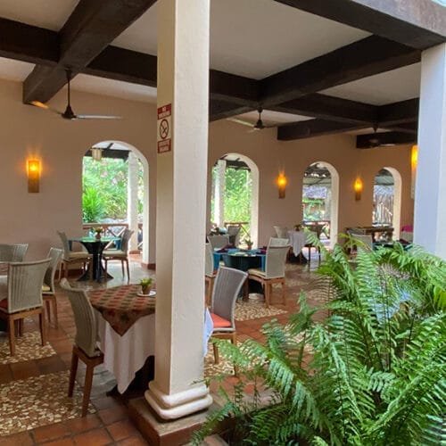 restaurant area