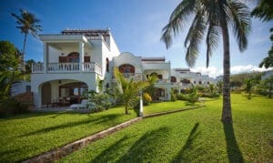 exterior view of luxury apartments