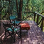 tent wildlife deck