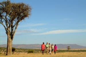 Walking in Ol Kinyei Conservancy