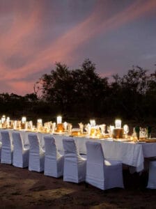 evening luxury dining