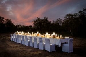 evening luxury dining