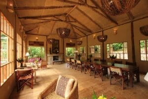 lodge dining area