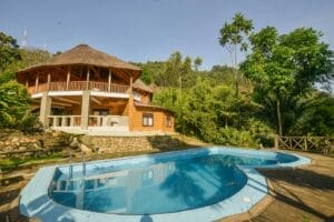 lodge with pool