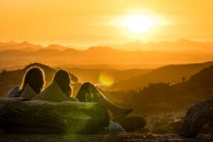 sunset watching
