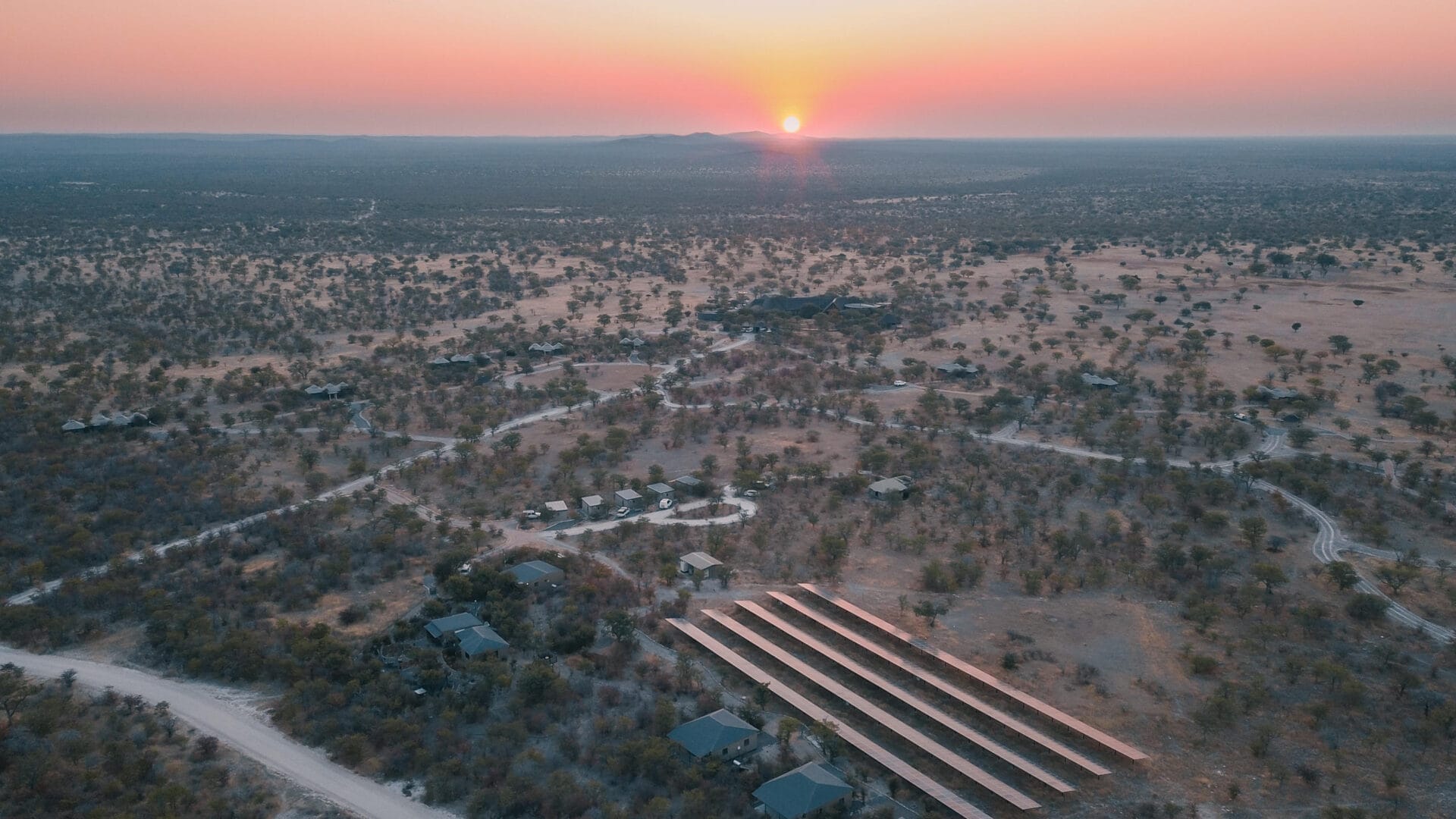 Aerial View Etosha Oberland Lodge