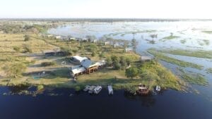 Chobe River Camp from above