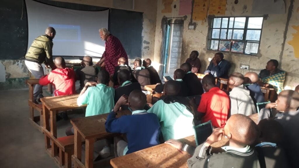 Digital Learning in a classroom