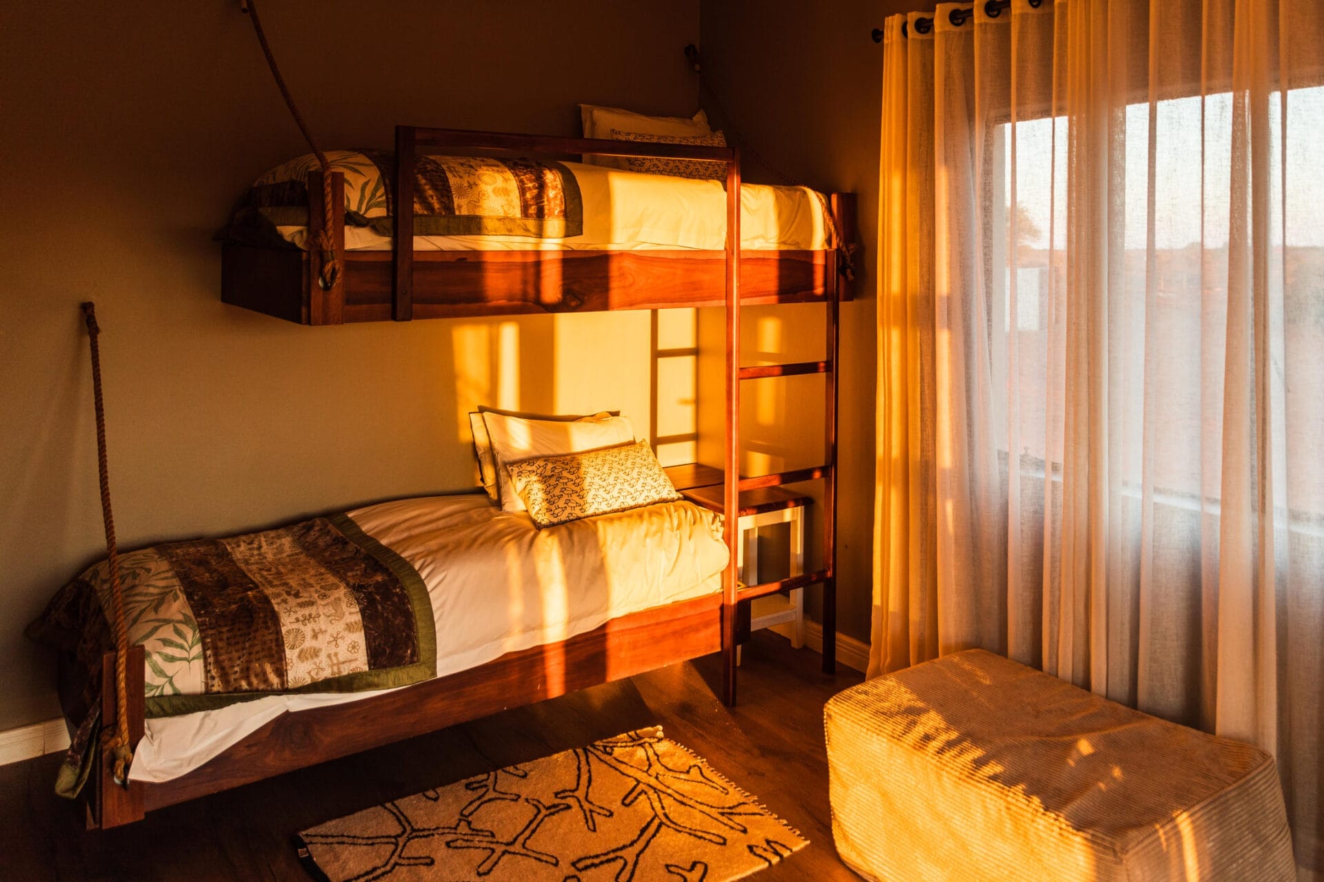 Bunk beds Kalahari Anib Lodge