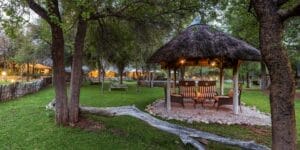 Mushara Lodge Swimming Pool Area