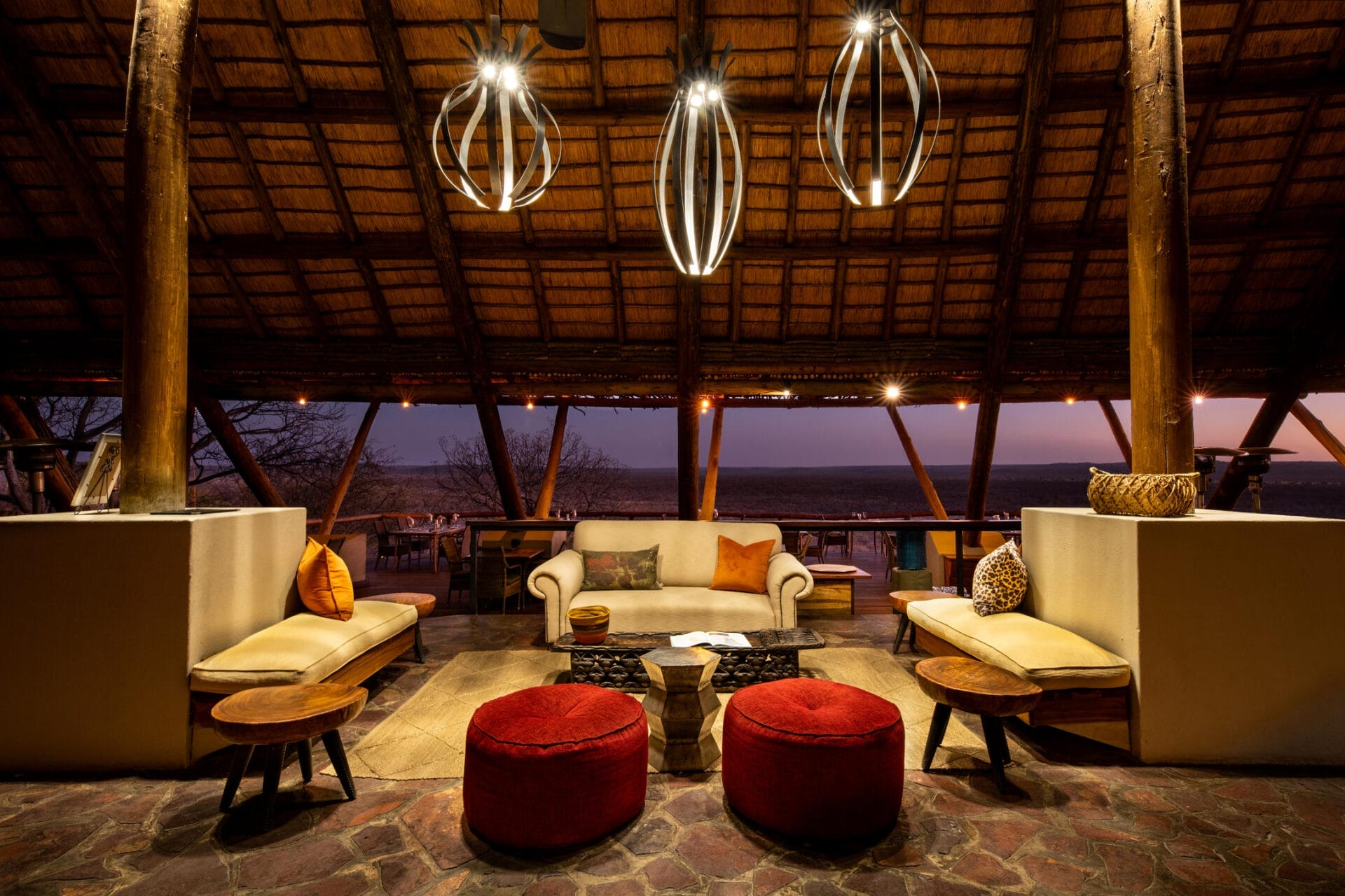 Lounge at Ongava Lodge
