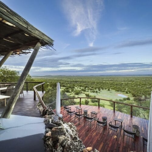View from Veranda at Ongava Lodge