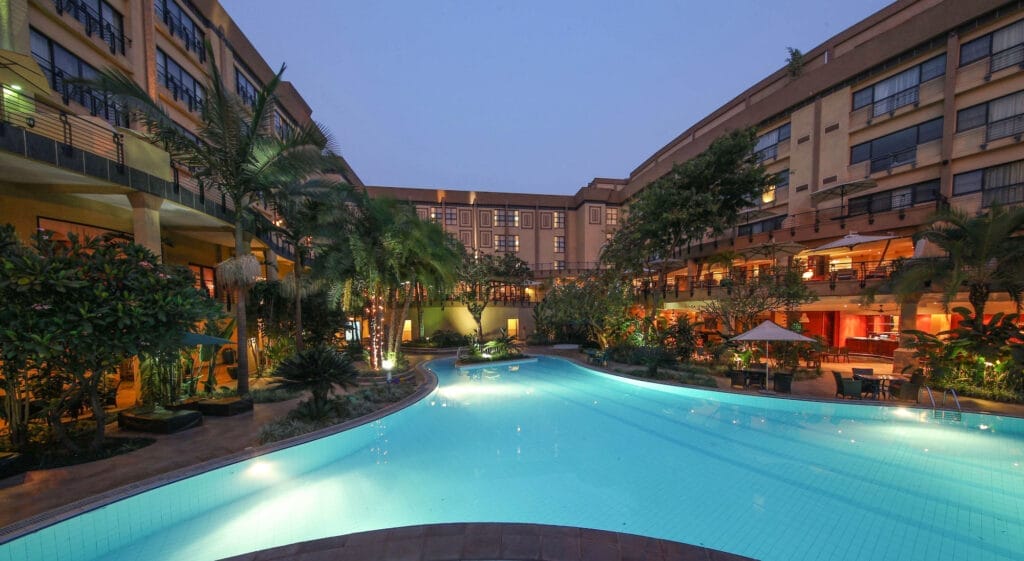 Kigali Serena Hotel Courtyard Pool - Rwanda