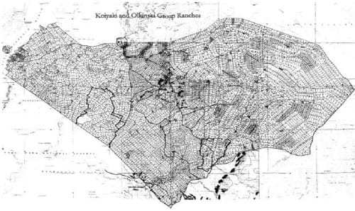 Koiyaki Group Ranch Map