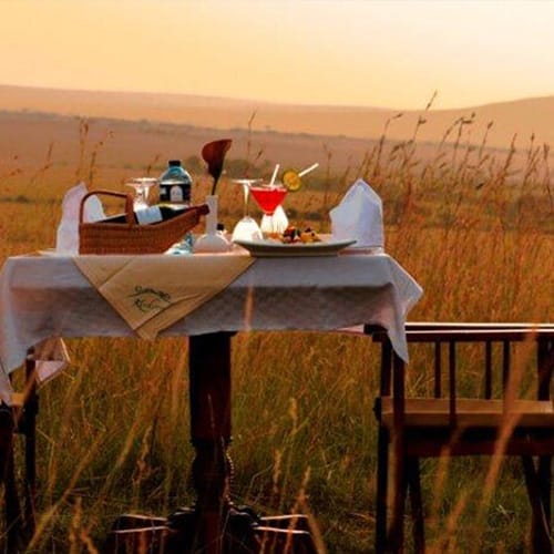 Sunset dining