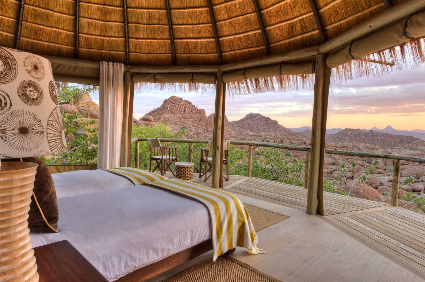 camp with view