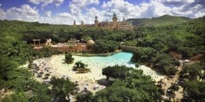 Cascades Hotel Aerial View of Wave Pool - South Africa