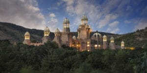 Cascades Hotel Skyline At Night - South Africa