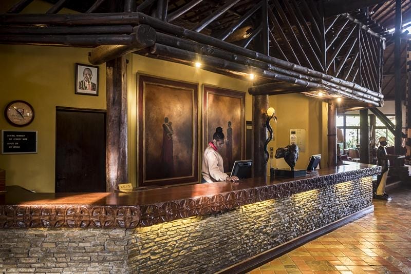 Reception at Ol Tukai Lodge