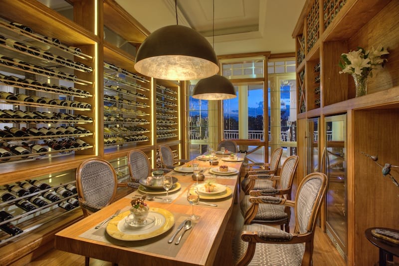 Hemingways Hotel Nairobi Wine Cellar Dining