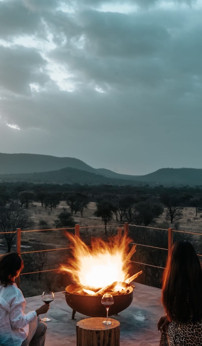 Nimali Serengeti Camp Fire Pit | Gamewatchers Safaris Nimali Serengeti Camp Fire Pit