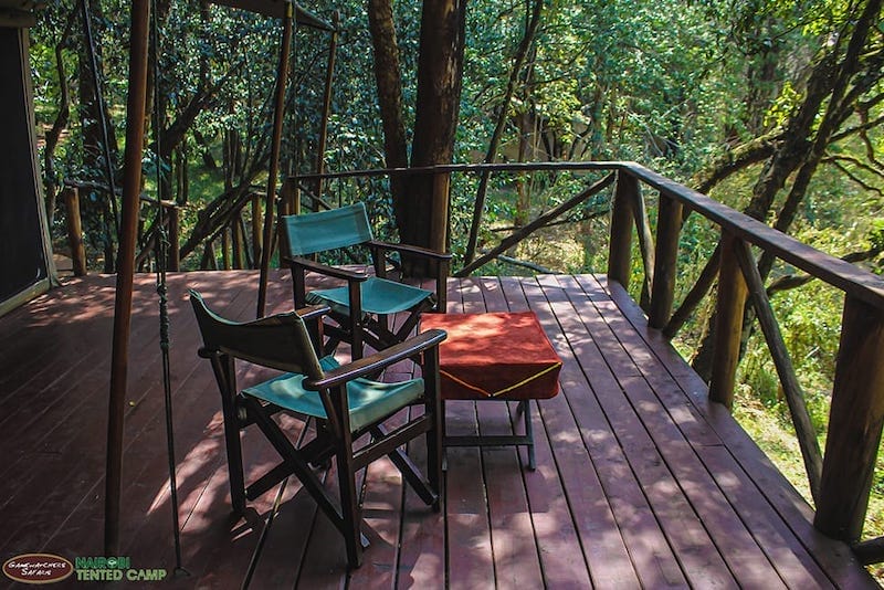 Nairobi Tented Camp Wildlife Deck