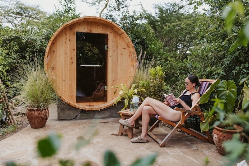 Ololo Lodge Bush Sauna