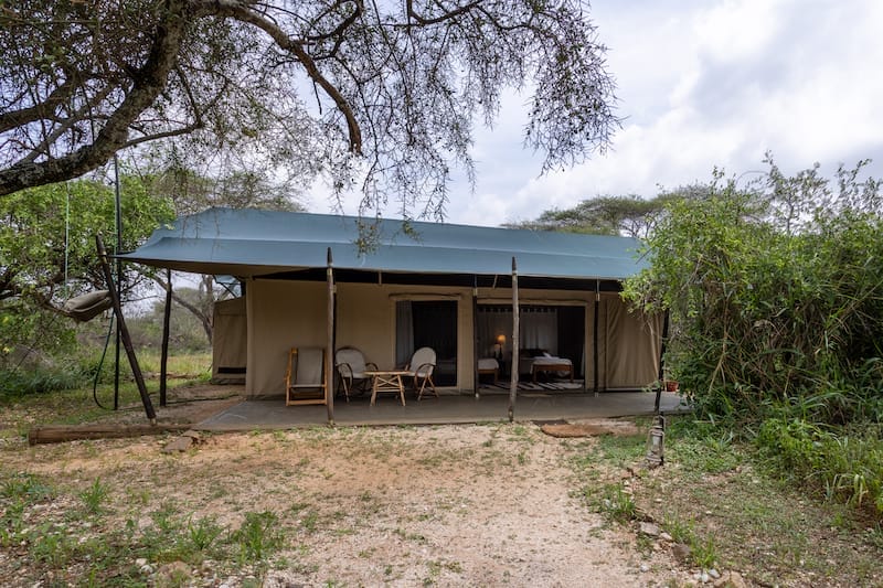 Porini Amboseli Camp - Tent Exterior - photo credit Tom Mees
