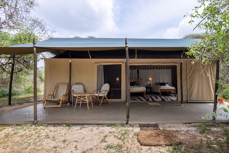 Porini Amboseli Camp - Tent Exterior - photo credit Tom Mees