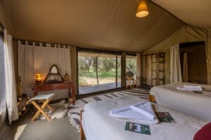 Porini Amboseli Camp - Tent Interior - photo credit Tom Mees