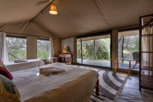 Beautiful View of interior inside the tent