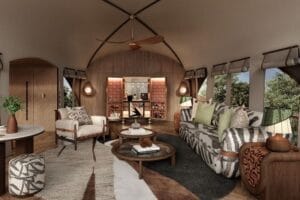 Ritz Carlton Masai Mara Bedroom Suite Living Area